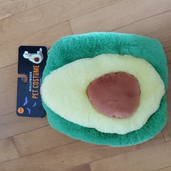 Dog Pet Plush Half of AVOCADO Pit Halloween Costume Size Small Med Large XL NWT - Picture 3 of 3